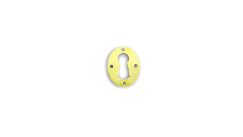 EP-A11 Key Escutcheon Brass Large 45 x 35 x 1mm