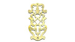 EP-A20 Escutcheon Brass - 195 x 85 x 3mm