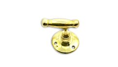 KH-A02 Handle on Rose Brass no Return Spring