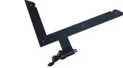 HG-M2 L-Shape Hinge 500 x 300 x 6mm includes Pintle