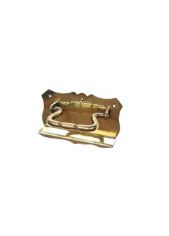 BA-1 Brass Business Card Holder with drop handle 140 x 75 x 3mm