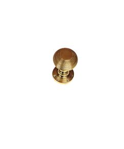 KH-A09 - Brass Knob on rose