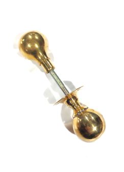 Ref F - Refurbished brass doorknobs