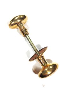 Ref G - Refurbished brass doorknobs